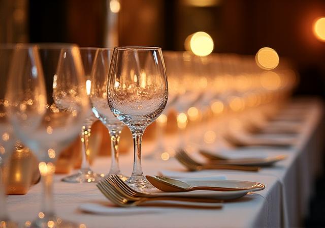 Allestimento lussuoso per un evento di catering privato firmato DecoDine